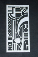 Stencil 4 x 8 Abstract Shapes