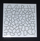 Stencil 8 x 8 Cracked Up