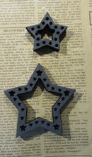 Foam Stamps Stars Frames Set of 2
