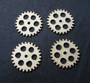 Chipboard Cogs with Circles Medium