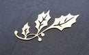 Chipboard Christmas Holly Twig
