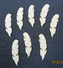 Chipboard Chipboard Feathers Tiny