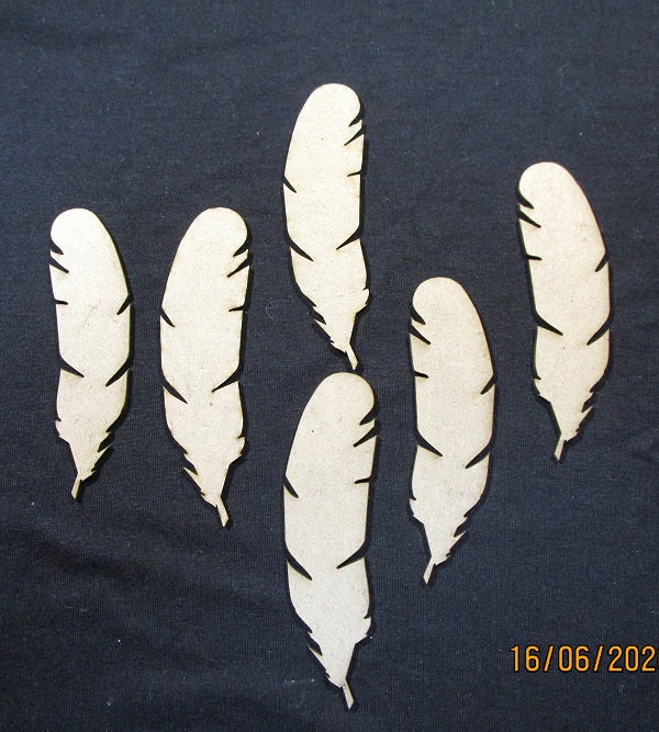 Chipboard Chipboard Feathers Medium