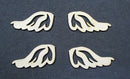 Chipboard Fairy or Angel Wings