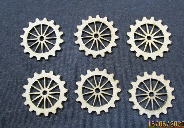 Chipboard Cogs Sprockets Small