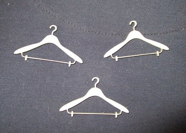 Chipboard Coat Hangers Mini