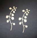 chipboard Flower Vines Small