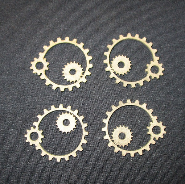 Chipboard Fancy Cogs Triple