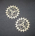 Chipboard Fancy Cogs Large Intricate