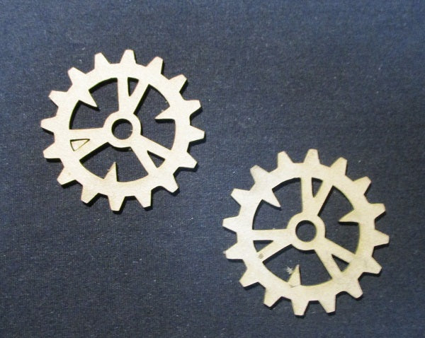Chipboard Fancy Cogs Large Sprockets