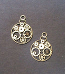 Chipboard Christmas Baubles Cogs Small