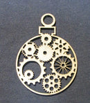Chipboard Christmas Baubles Cogs Medium