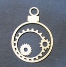 Chipboard Christmas Baubke Fancy Triple Cog