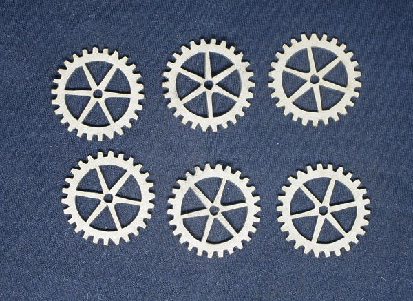 Chipboard Cogs Hexagon Sprockets Medium