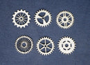 Chipboard Cogs Assortment of 6 Small
