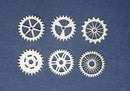 Chipboard Cogs Assortment of 6 Medium