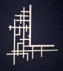 Chipboard Embellishments Mesh Corners