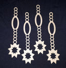 Chipboard Diamond Drops