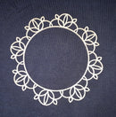 Chipboard Frame Decorative Circle