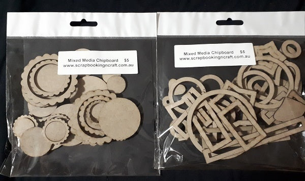 Chipboard Assorted Chipboard Bags Great Value #Sq133