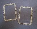 Chipboard Lace Frames Small