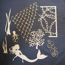Chipboard Mermaid Under the Sea Collection