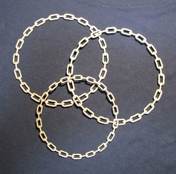 Chipboard Chain Circle Frames