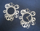 Chipboard Circle Clocks