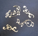 Chipboard Music Swirls