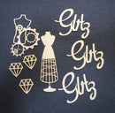 Chipboard Assorted Bits and Pieces Glitz