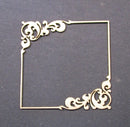 Chipboard Frame with Flourishes