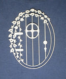 Chipboard Fairy or Garden Door with Flowers Small