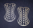 Chipboard Decorative Dress Forms