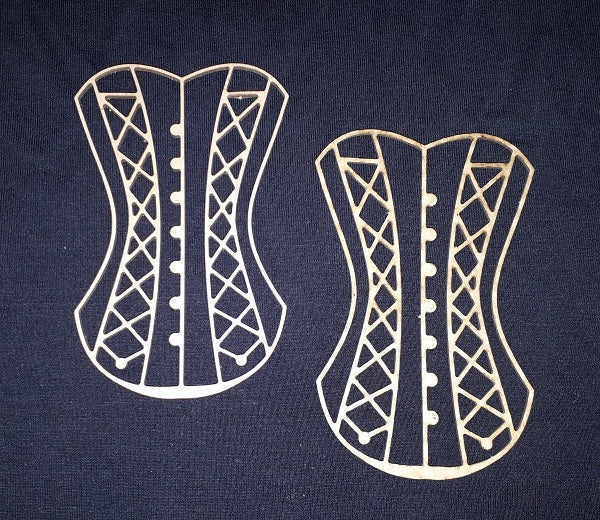 Chipboard Decorative Dress Forms