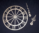 Chipboard Large Clock and Hands