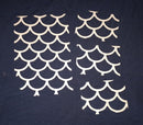 Chipboard Embellishments Mermaid Scales