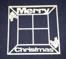 Chipboard Word Merry Christmas Frame