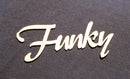 Chipboard Word Funky