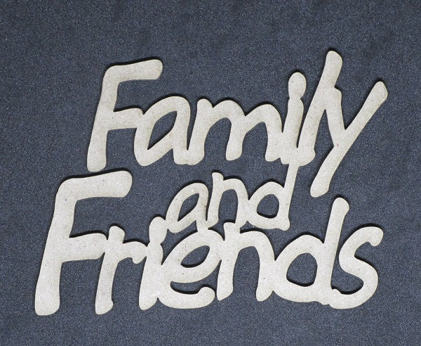 Chipboard Word Family and Friends