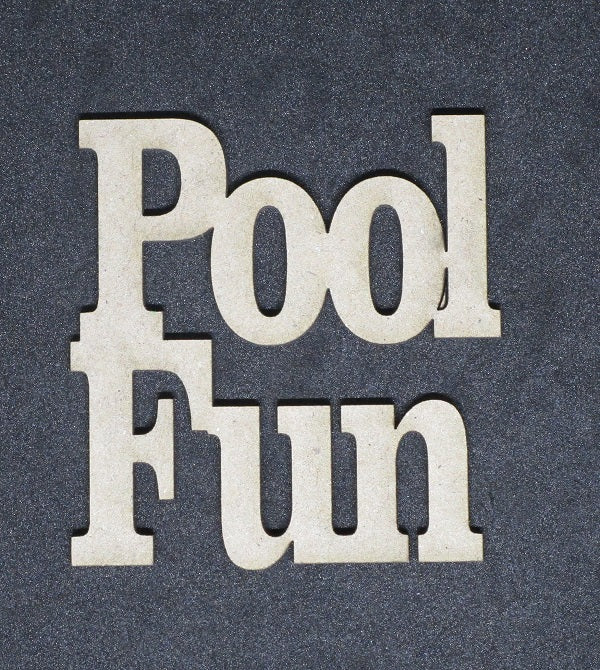 Chipboard Word Pool Fun