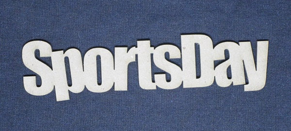 Chipboard Word Sports Day