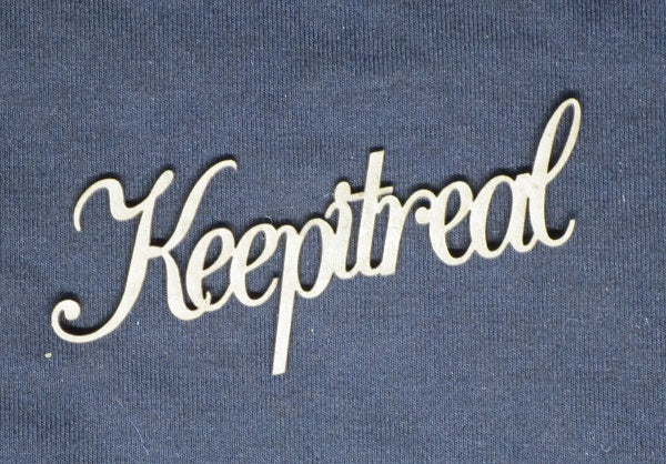 Chipboard Word Keep it Real