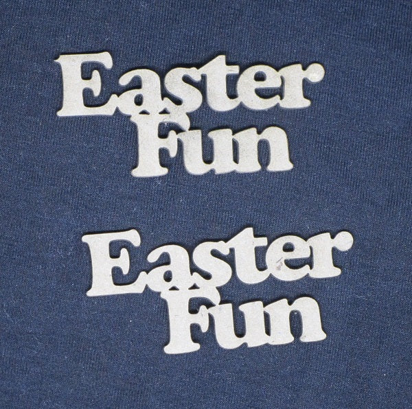 Chipboard Word Easter Fun Small