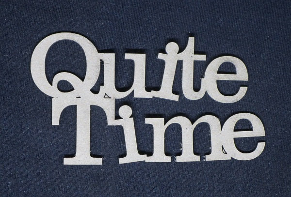 Chipboard Word Quiet Time