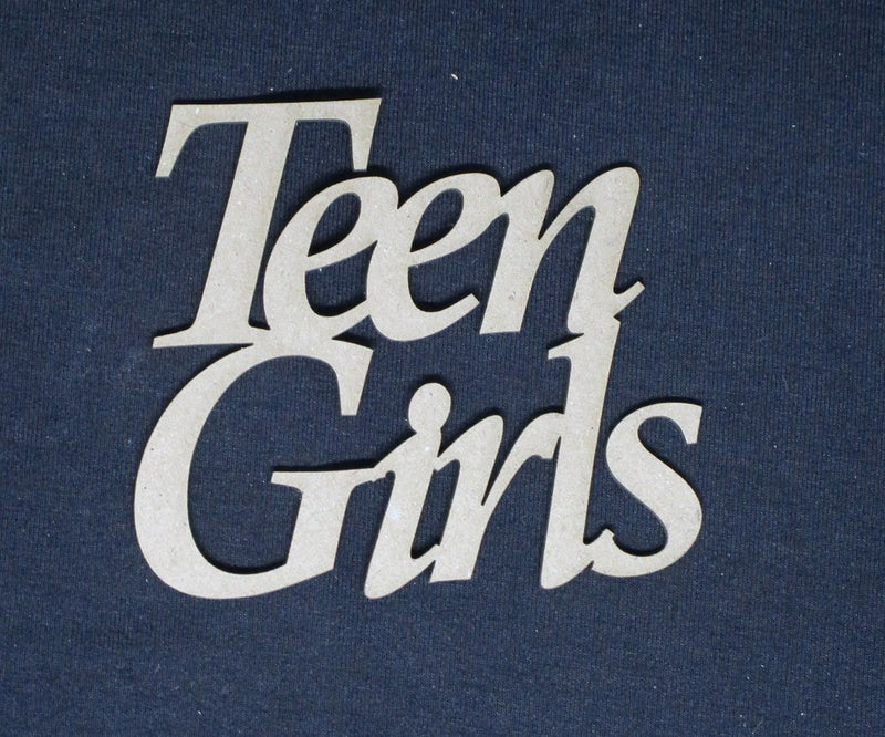 Chipboard Word Teen Girls