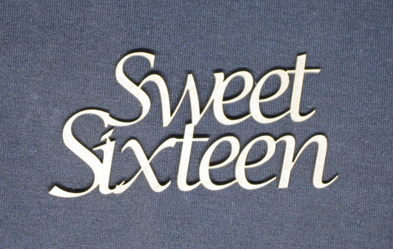 Chipboard Word Sweet Sixteen