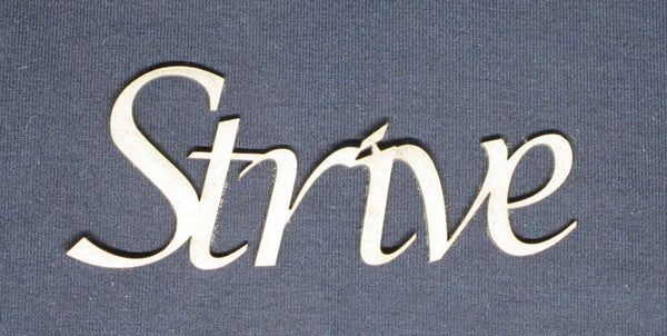 Chipboard Word Strive