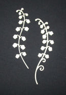 White Mixed Media Cardstock Small Vine