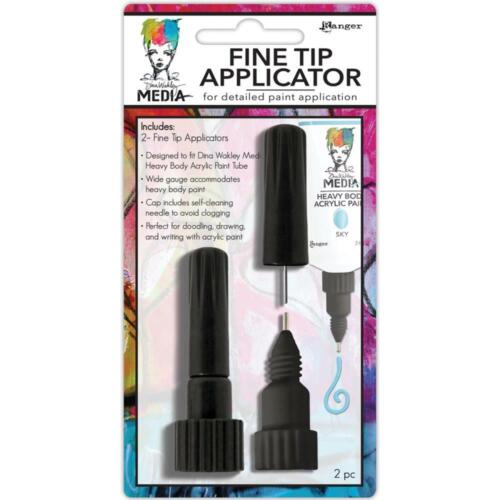 Dina Wakley MEdia FINE TIP APPLICATORS 2pk - for drawing fine lines MDA44758