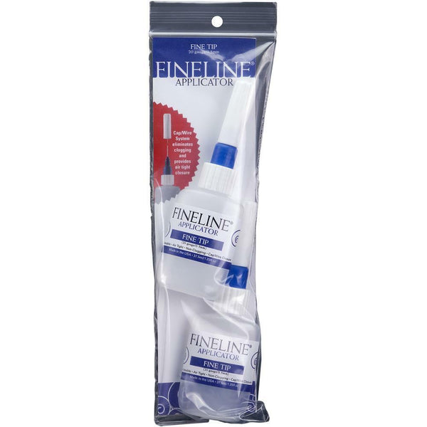 Fineline 20 Gauge Applicators & Bottles - Empty 2 pack 1.25oz